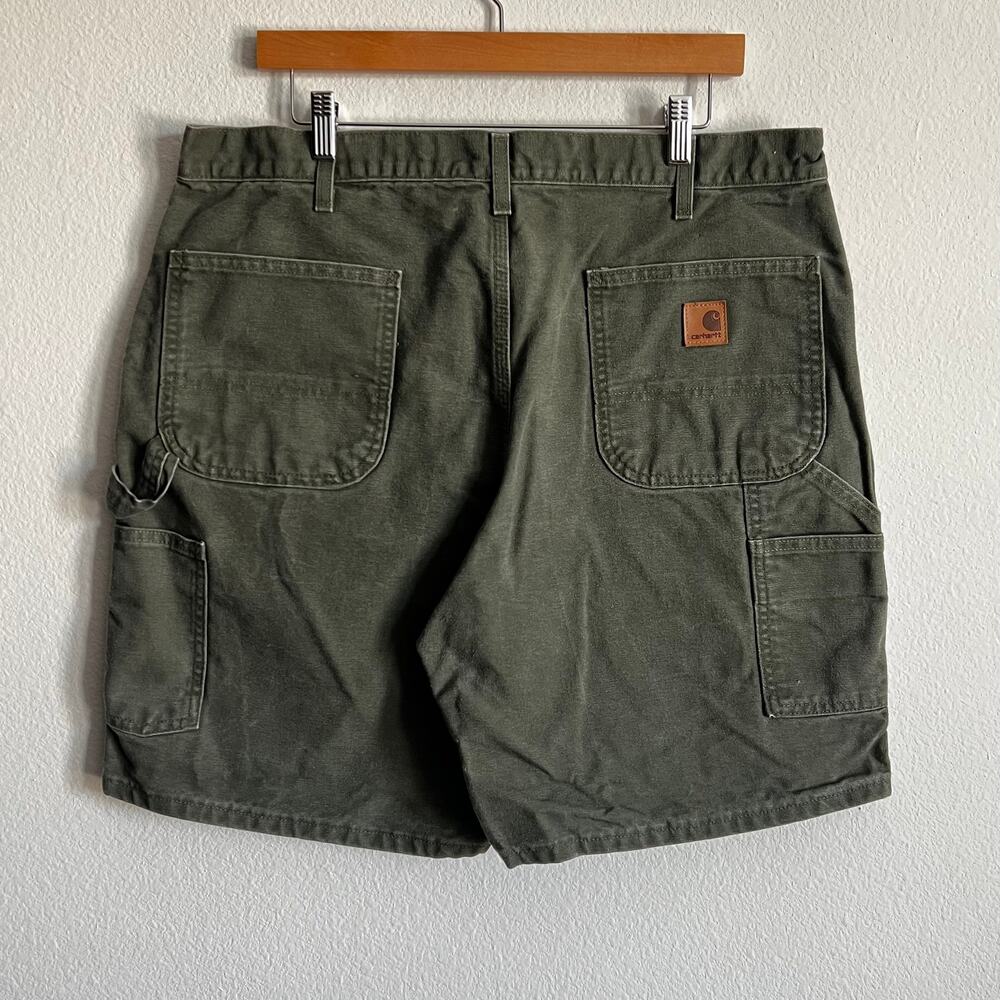 Carhartt B25 MOS green work wear carpenter shorts